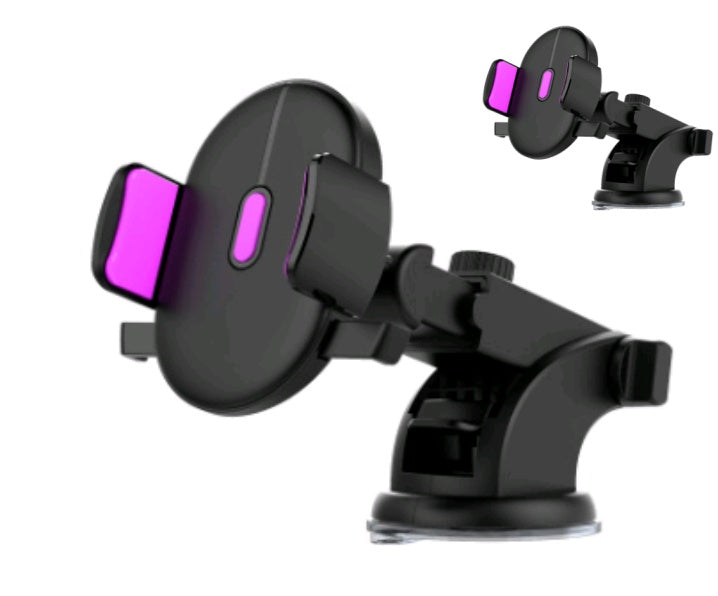 Telescopic Car Phone Holder with Suction Cup Mount