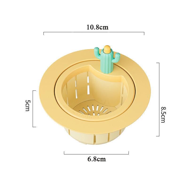 Cactus Sink Filter Basket – Cute & Practical Drain Strainer for Kitchen