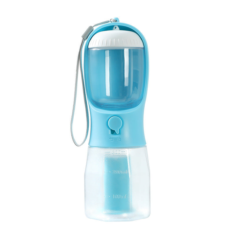 3-in-1 Portable Dog Water Bottle with Food & Waste Bag