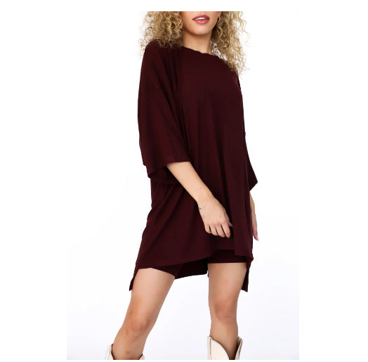 Summer Shorts Suit Loose Tee & Slim Pants Women