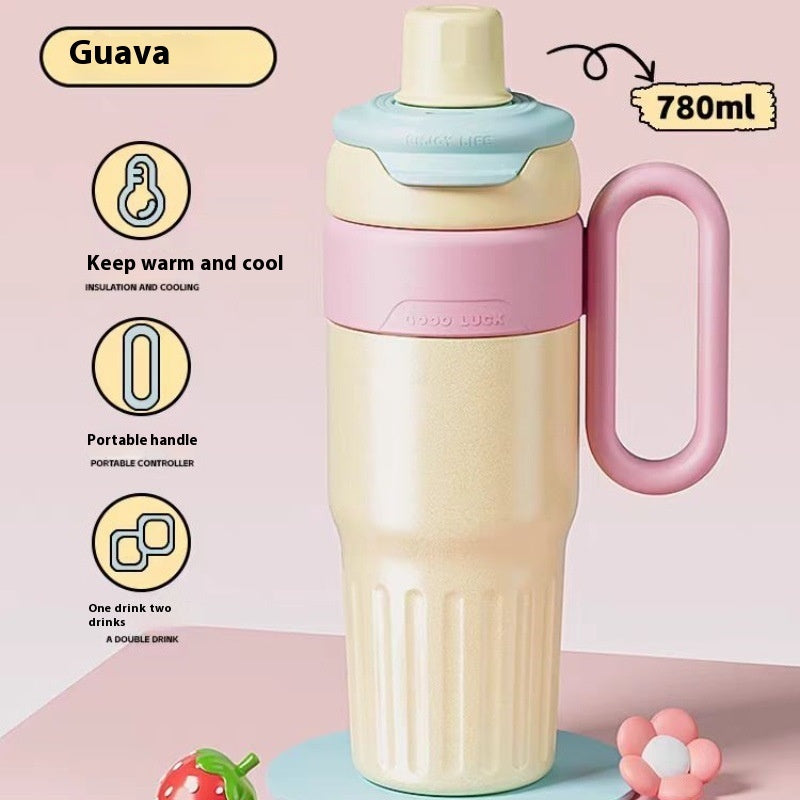 780ml Gradient Stainless Steel Double Drink Thermos Cup