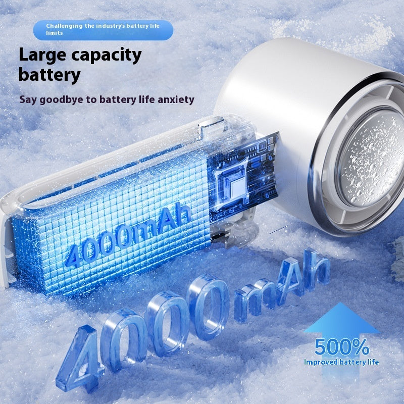 New Ice Pack High-Speed Handheld Electric Folding Mini Fan