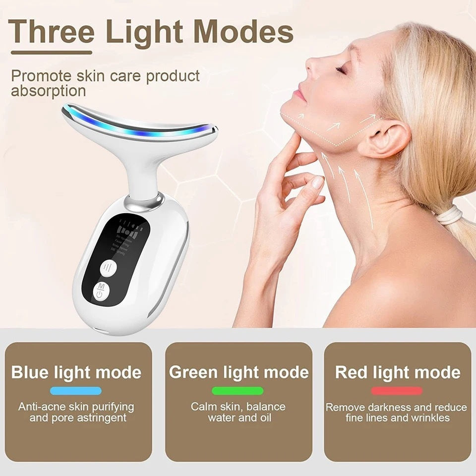 Neck Beauty Instrument – Firming Massage Tool for Wrinkles