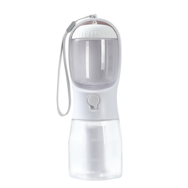 3-in-1 Portable Dog Water Bottle with Food & Waste Bag