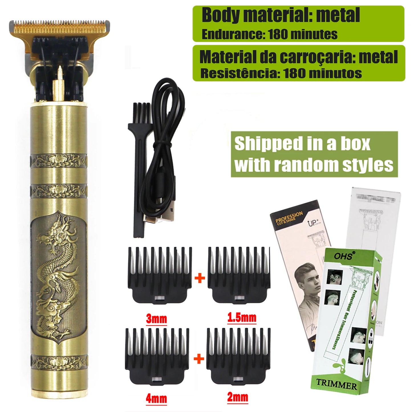 T9 Hair Clipper 0mm Precision Beard Trimmer Machine