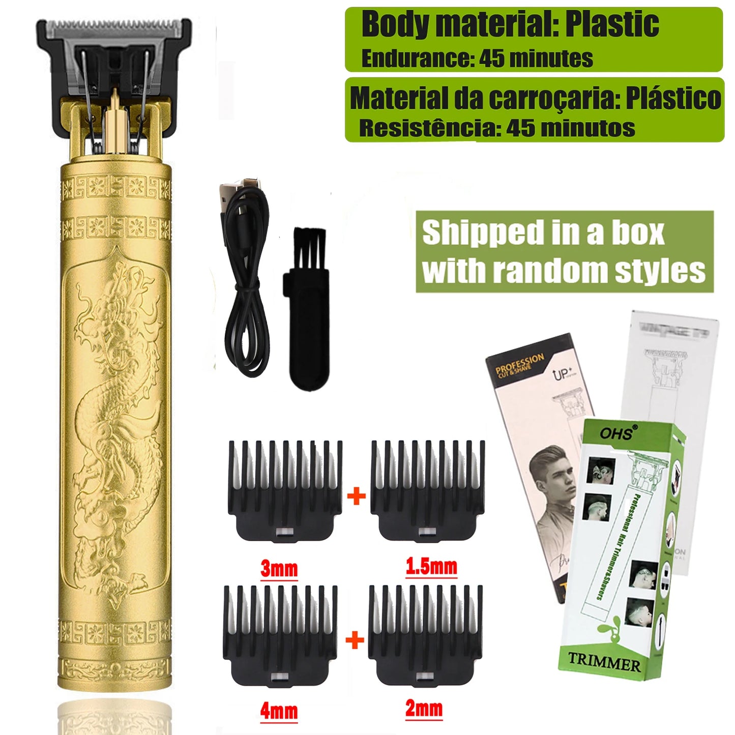 T9 Hair Clipper 0mm Precision Beard Trimmer Machine