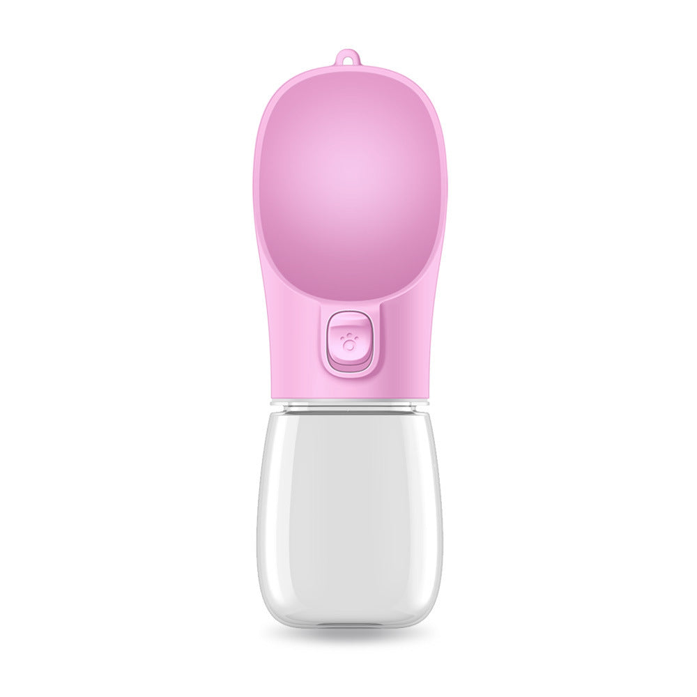800ml Portable Leakproof Dog Water Bottle with Bow