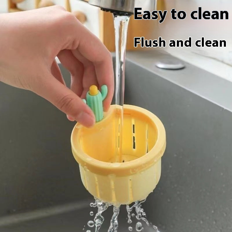 Cactus Sink Filter Basket – Cute & Practical Drain Strainer for Kitchen
