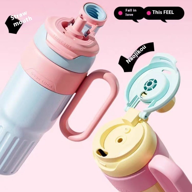 780ml Gradient Stainless Steel Double Drink Thermos Cup