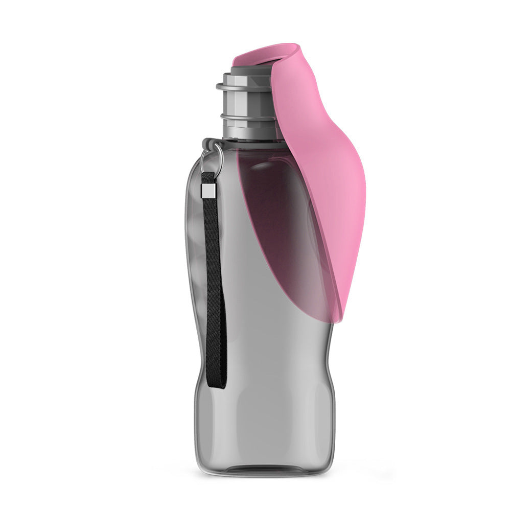 800ml Portable Leakproof Dog Water Bottle with Bow