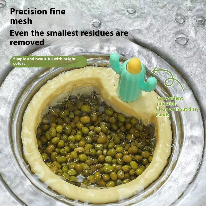 Cactus Sink Filter Basket – Cute & Practical Drain Strainer for Kitchen