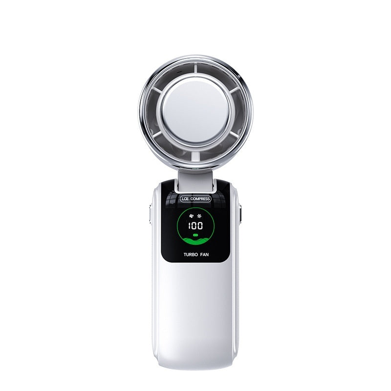New Ice Pack High-Speed Handheld Electric Folding Mini Fan