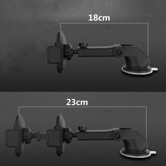 Telescopic Car Phone Holder with Suction Cup Mount