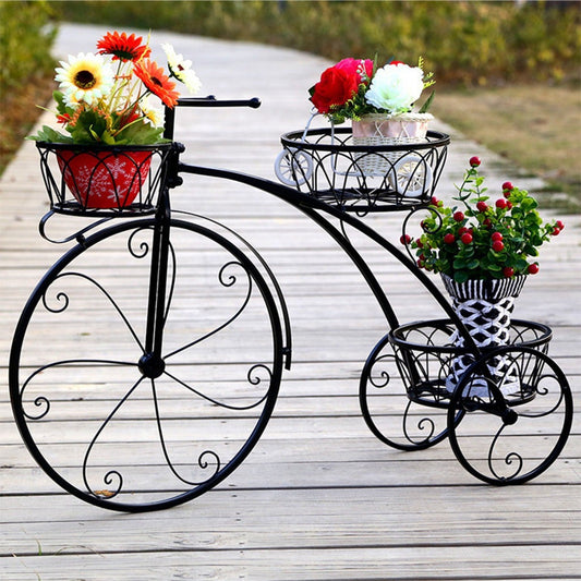 Vintage Tricycle Plant Stand for Garden Decor