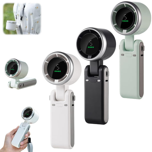 Portable Hanging Neck Fan – 180° Folding Mini Turbo Fan