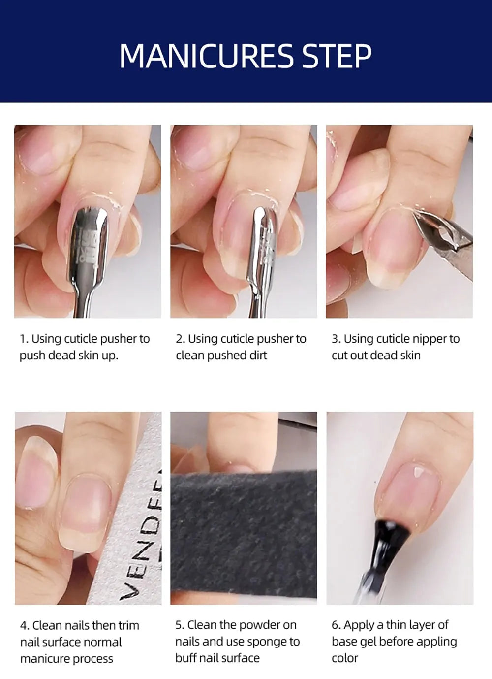 Vendeeni 6 Colors Magnetic Cat Eye Gel Nail Polish Set Pink UV LED Soak Off Gel Varnish Crystal Cat Eye Gel Lacquer With Display