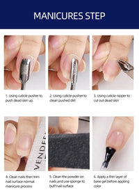 Vendeeni 6 Colors Magnetic Cat Eye Gel Nail Polish Set Pink UV LED Soak Off Gel Varnish Crystal Cat Eye Gel Lacquer With Display