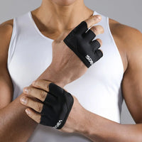 1 pair Anti Slip Four Finger Gloves for Men Women Weightlifting Pilates Aerial Yoga Fitness Breathable Half Finger Anti Callus