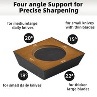 4 Angles Rolling Knife Sharpener Kit For Straight Edge Roller Knife Sharpening With Industry Diamonds Whetstone Chef Knife Set