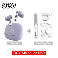 QCY Melobuds N50 ANC Wireless Earbuds Bluetooth 5.4 with 6 Mic Noise Cancellation