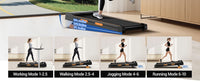 Walking Pad with Incline 10%-15%, 8-10 km/h Treadmill for Home with Incline and Low Noise Motor, Treadmill Desk Max. Support 136