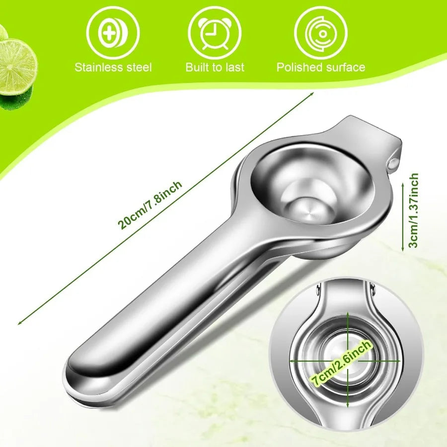 Stainless Steel Lemon Squeezer Manual Lemon Clip Processor Household Orange Citrus Juicers Fruit Pressing Kitchen Accessories