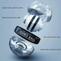 Self-Starting Wrist Gyro Ball Power Trainer Forearm Exerciser - Wrist Strengthening Device for Arm And Finger Muscle Training