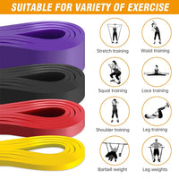 Resistance Bands, Pull Up Assistance Bands, Exercise Bands for Men and Women Home Fitness, Body Stretching, Strength Training