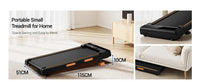 Walking Pad with Incline 10%-15%, 8-10 km/h Treadmill for Home with Incline and Low Noise Motor, Treadmill Desk Max. Support 136