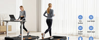 Walking Pad with Incline 10%-15%, 8-10 km/h Treadmill for Home with Incline and Low Noise Motor, Treadmill Desk Max. Support 136