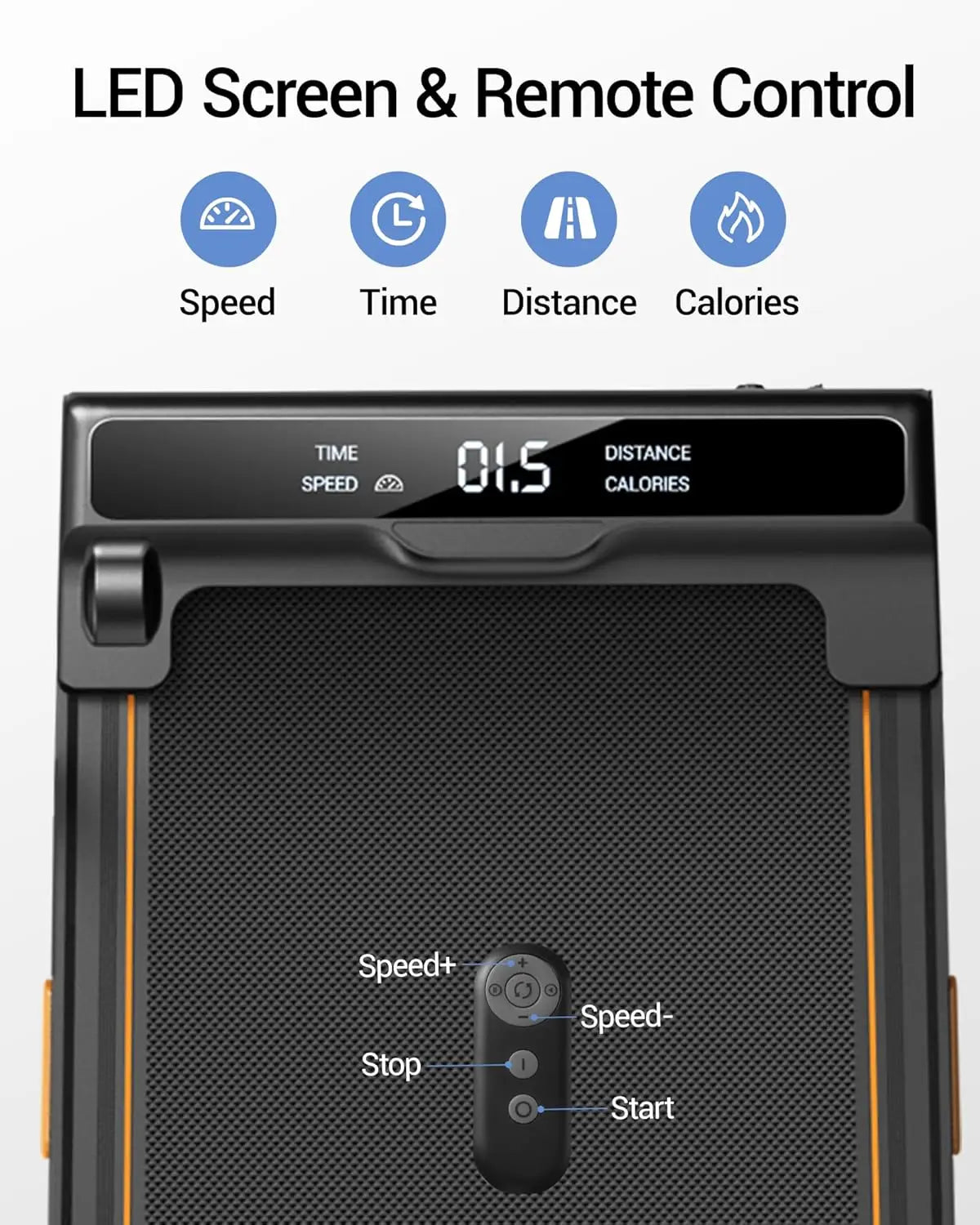 Walking Pad with Incline 10%-15%, 8-10 km/h Treadmill for Home with Incline and Low Noise Motor, Treadmill Desk Max. Support 136