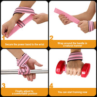 2pcs Lifting Wrist Straps for Weightlifting, Gym Grip Power Workouts Lifting Straps Lift Deadlift Straps Hard Pull Exercise